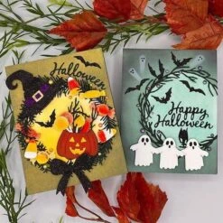 Halloween Wreath Add-Ons Etched Dies From The Beautiful Wreaths Collection By Suzanne Hue -Woodland Scenics Shop IMG 2023 10 07 120929