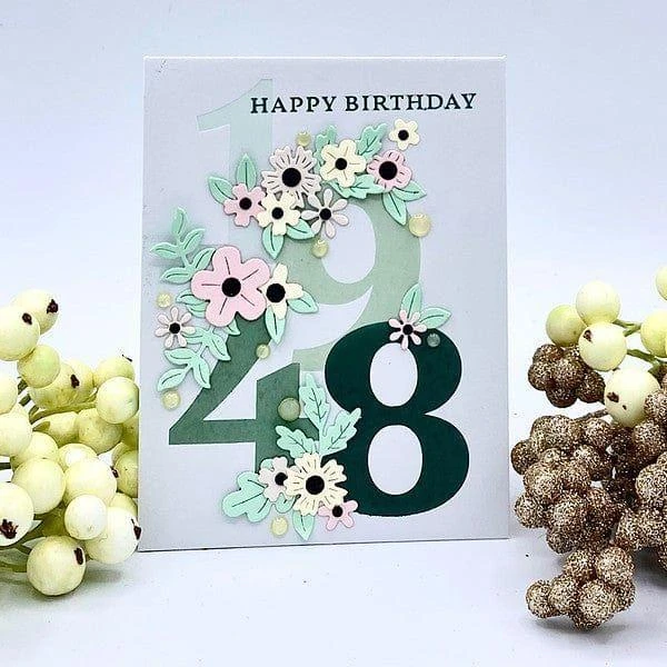 Bold Color Mix Numbers Press Plates From The Color Mix Celebrations Collection 2 Bold Color Mix Numbers Press Plates From The Color Mix Celebrations Collection - Image 2