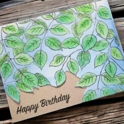 Stampendous Leafy Lines Cling Rubber Stamp Set From The Beautiful Backgrounds Collection -Woodland Scenics Shop IMG 20240521 211853
