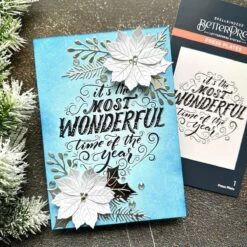 Most Wonderful Time Press Plate From The BetterPress Christmas Collection -Woodland Scenics Shop IMG 5436Large