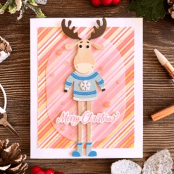 Candy Cane Stripes Press Plate From The Dancin' Christmas Friends Collection -Woodland Scenics Shop IMG 5937