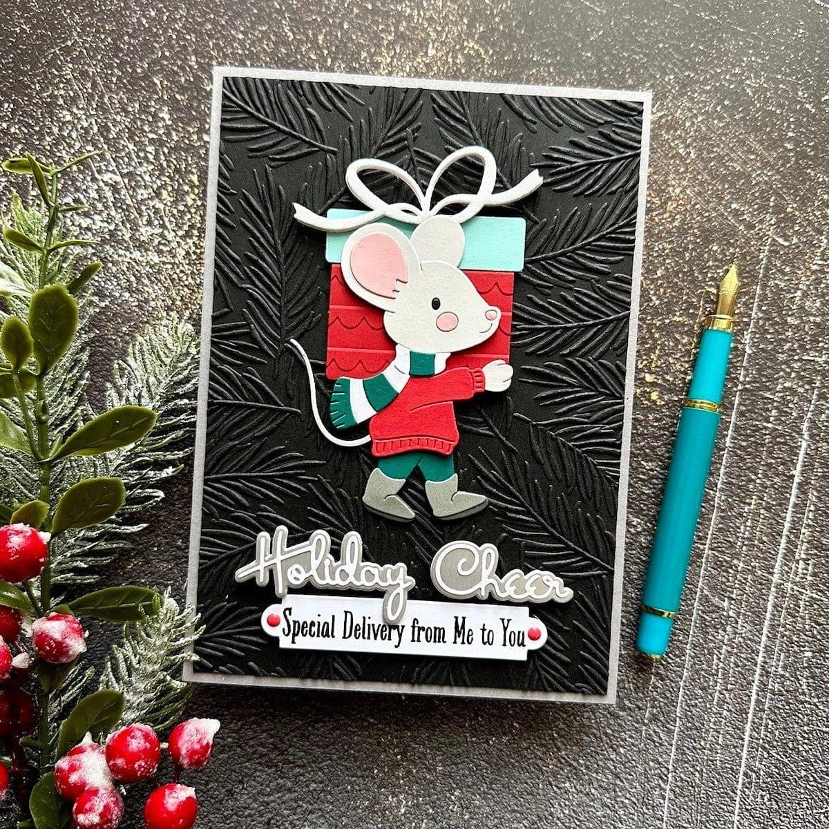 Evergreen 3D Embossing Folder From The Sealed For Christmas Collection 2 Evergreen 3D Embossing Folder From The Sealed For Christmas Collection - Image 2