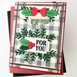 Christmas Add-Ons Stamp & Die Set From The Not Your Ordinary Card Collection By Wendy Vecchi -Woodland Scenics Shop IMG 6396