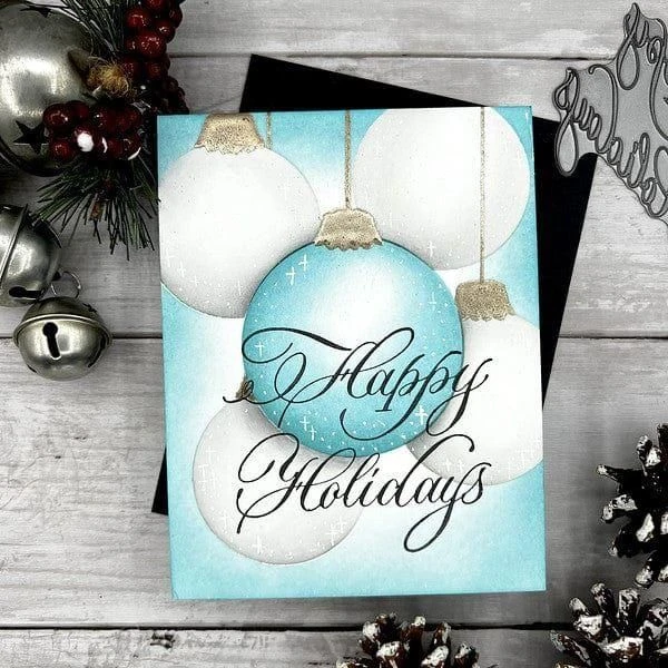 Copperplate Happy Holidays Press Plate From The Copperplate Holiday Sentiments Collection By Paul Antonio 2 Copperplate Happy Holidays Press Plate From The Copperplate Holiday Sentiments Collection By Paul Antonio - Image 2