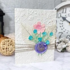 Must-Have Wax Bead Mix Purple From The Sealed By Spellbinders Collection -Woodland Scenics Shop IMG 7022 jpg