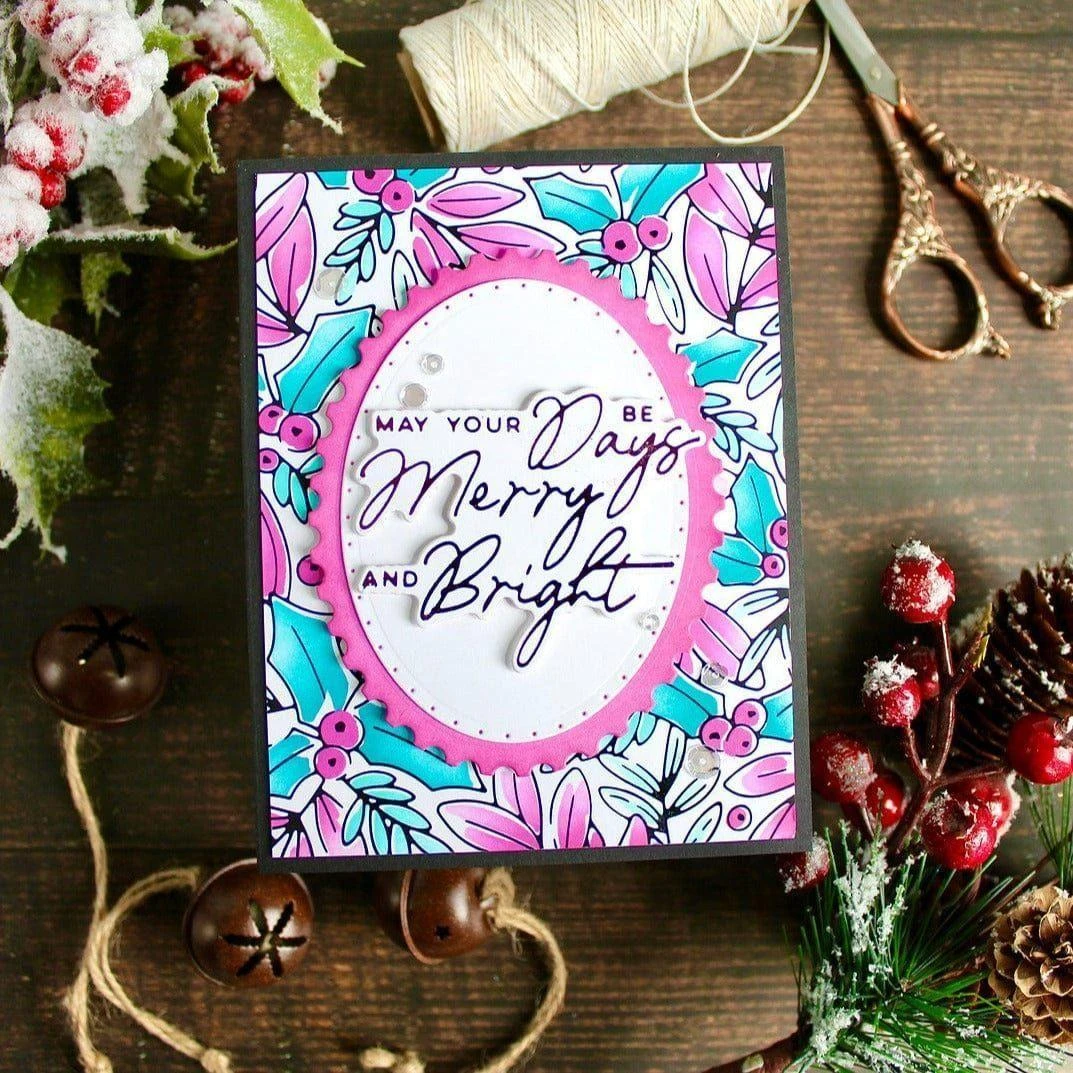 A Merry Little Christmas Sentiments Glimmer Hot Foil Plate & Die Set From The De-Light-Ful Christmas Collection By Yana Smakula 2 A Merry Little Christmas Sentiments Glimmer Hot Foil Plate & Die Set From The De-Light-Ful Christmas Collection By Yana Smakula - Image 2