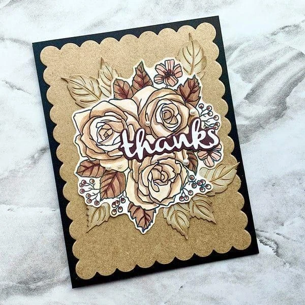 Heartfelt Thanks & Scallops Etched Dies From The From The Garden Collection By Wendy Vecchi 3 Heartfelt Thanks & Scallops Etched Dies From The From The Garden Collection By Wendy Vecchi - Image 3