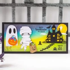 Haunted House Etched Dies From The Boo Dance Party Collection -Woodland Scenics Shop Ilda Dias 2022 Boo Dance Party Collection 12