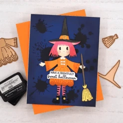 Fiona The Dancin' Witch Etched Dies From The Happy Haunting Collection -Woodland Scenics Shop Jackie Pasko Aug 2024 S4 1385