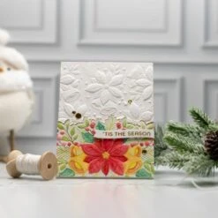 Ranger - Tim Holtz Distress® Distress Watercolor Pencil Set 3 -Woodland Scenics Shop Jean Doeringsfeld 2023 Oct eComm Blog Post Poinsettia Bells Border 1200x1200 1 710x710 da13db27 ae40 46ee b806 7ff1c90338c3