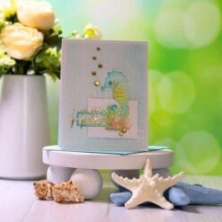 Luna The Seahorse Etched Dies From The Out And About Collection -Woodland Scenics Shop JeanDoeringsfeld 2024 OutandAbout LunatheSeahorse