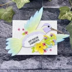 Hummingbird Card Creator Etched Dies From The Bibi's Hummingbirds Collection -Woodland Scenics Shop Jennifer Kotas 2023 Bibi s Hummingbirds 3