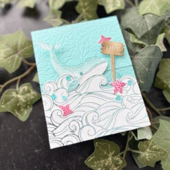 Whale In A Bottle - Large Die Of The Month -Woodland Scenics Shop Jennifer Kotas 2023 DOML June 1