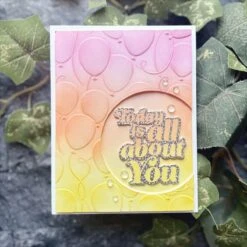 Floating Balloons 3D Embossing Folder From The It’s My Party Too Collection -Woodland Scenics Shop Jennifer Kotas 2023 It s My Party Too 3