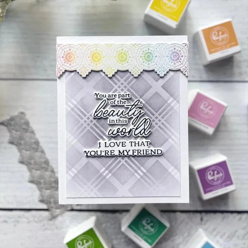 PinkFresh Studio Medallion Border Press Plate 5 PinkFresh Studio Medallion Border Press Plate - Image 5