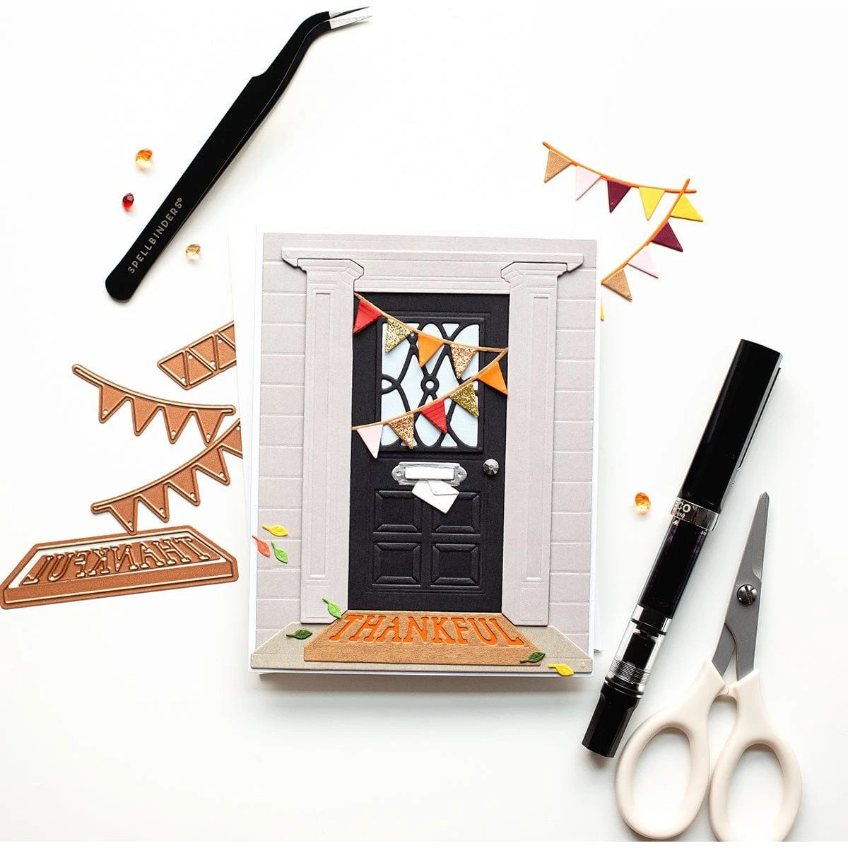 Open House Pumpkin Topiary Etched Dies From The Fall Traditions Collection 6 Open House Pumpkin Topiary Etched Dies From The Fall Traditions Collection - Image 6