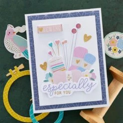 Sew Happy - Card Kit Of The Month Club -Woodland Scenics Shop KOM SEPT22 Product 1200x1200 Project 5