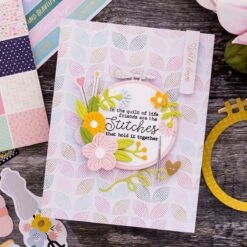 Sew Happy - Card Kit Of The Month Club -Woodland Scenics Shop KOM SEPT22 Product 1200x1200 Project 9