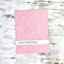 Beautiful Butterflies 3D Embossing Folder From The Stylish Ovals Collection -Woodland Scenics Shop KarenBaker 2023 E3D 055