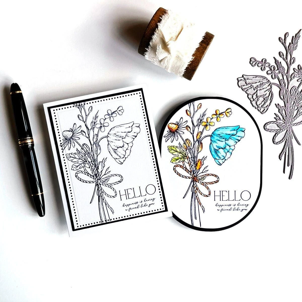 A Friend Like You Bouquet Press Plate From The Pressed Posies Collection 6 A Friend Like You Bouquet Press Plate From The Pressed Posies Collection - Image 6