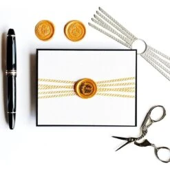 Sealed Cord & Faux Seal Sentiments Press Plate & Die Set From The Pressed Posies Collection -Woodland Scenics Shop KarenBrown 2024 BPSealedCordandFauxSealSentiments