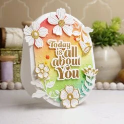 Tiny Dots Embossing Folder From The It's My Party Too Collection -Woodland Scenics Shop KarenBrown GlimmeringAllAboutYouGLP 389 TinyDotsSES 051 June2023