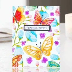 Beautiful Butterflies 3D Embossing Folder From The Stylish Ovals Collection -Woodland Scenics Shop KellyMartin 2023 StylishOvals