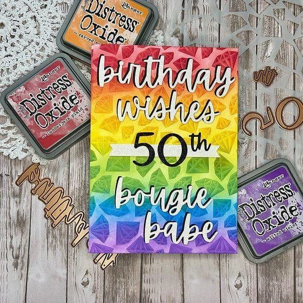 Born To Sparkle 3D Embossing Folder From The Bougie Birthday Collection By Nina Boettcher 4 Born To Sparkle 3D Embossing Folder From The Bougie Birthday Collection By Nina Boettcher - Image 4