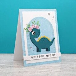 Birthday Dinosaur Etched Dies From The Monster Birthday Collection -Woodland Scenics Shop KristieMarcotte MonsterBirthday Jan2024 2