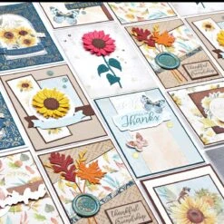 Sunflower Serenade Etched Dies From The Serenade Of Autumn Collection -Woodland Scenics Shop KristieMarcotte SerenadeofAutumn Oct23 01