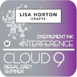 Lisa Horton Crafts Interference Ink Pad - Regal Grey Shimmer