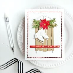 Winter Welcome Sled Etched Dies From The Celebrate The Season Collection 14 Winter Welcome Sled Etched Dies From The Celebrate The Season Collection -Woodland Scenics Shop LWillison SBS4 1219 CelebrateTheSeason1