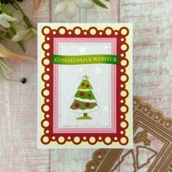 Nested Tree Frame Etched Dies From The Essential Holiday Collection By Lisa Horton -Woodland Scenics Shop LauraNistalHolidaysSeptember1