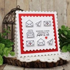 Send & Seal -(Dies Only) Coordinates With The Clear Stamp Of The Month -Woodland Scenics Shop Layer15