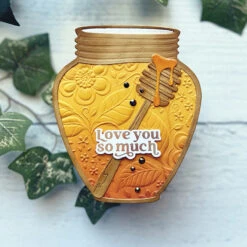 Honey Bee Jar - Large Die Of The Month -Woodland Scenics Shop Layer4DOML JAN24