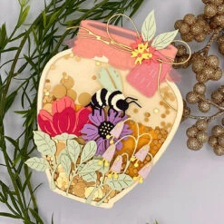 Honey Bee Jar - Large Die Of The Month -Woodland Scenics Shop Layer5DOML JAN24