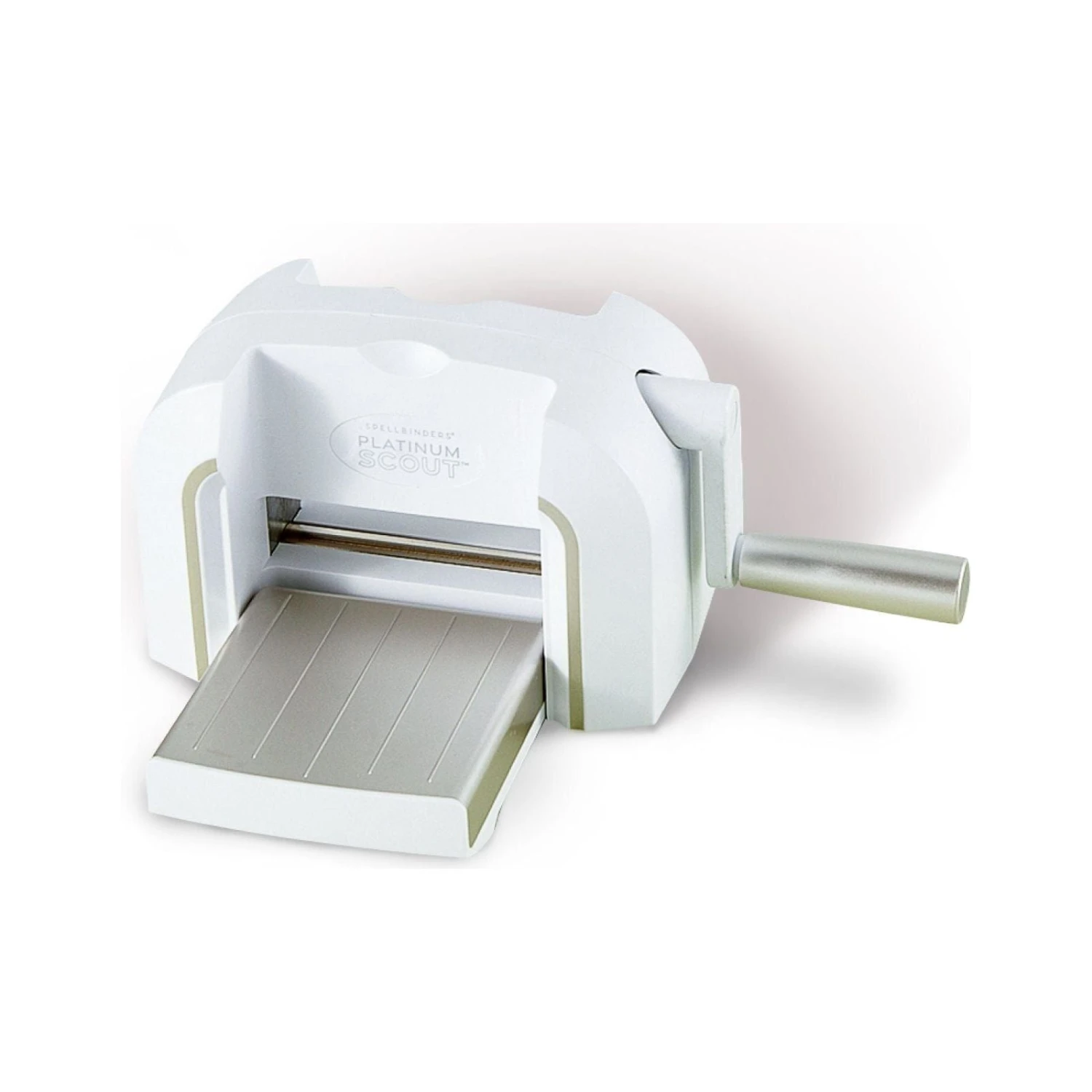 White Platinum Scout Die Cutting & Embossing Machine - 3.5" Platform 2 White Platinum Scout Die Cutting & Embossing Machine - 3.5" Platform - Image 2