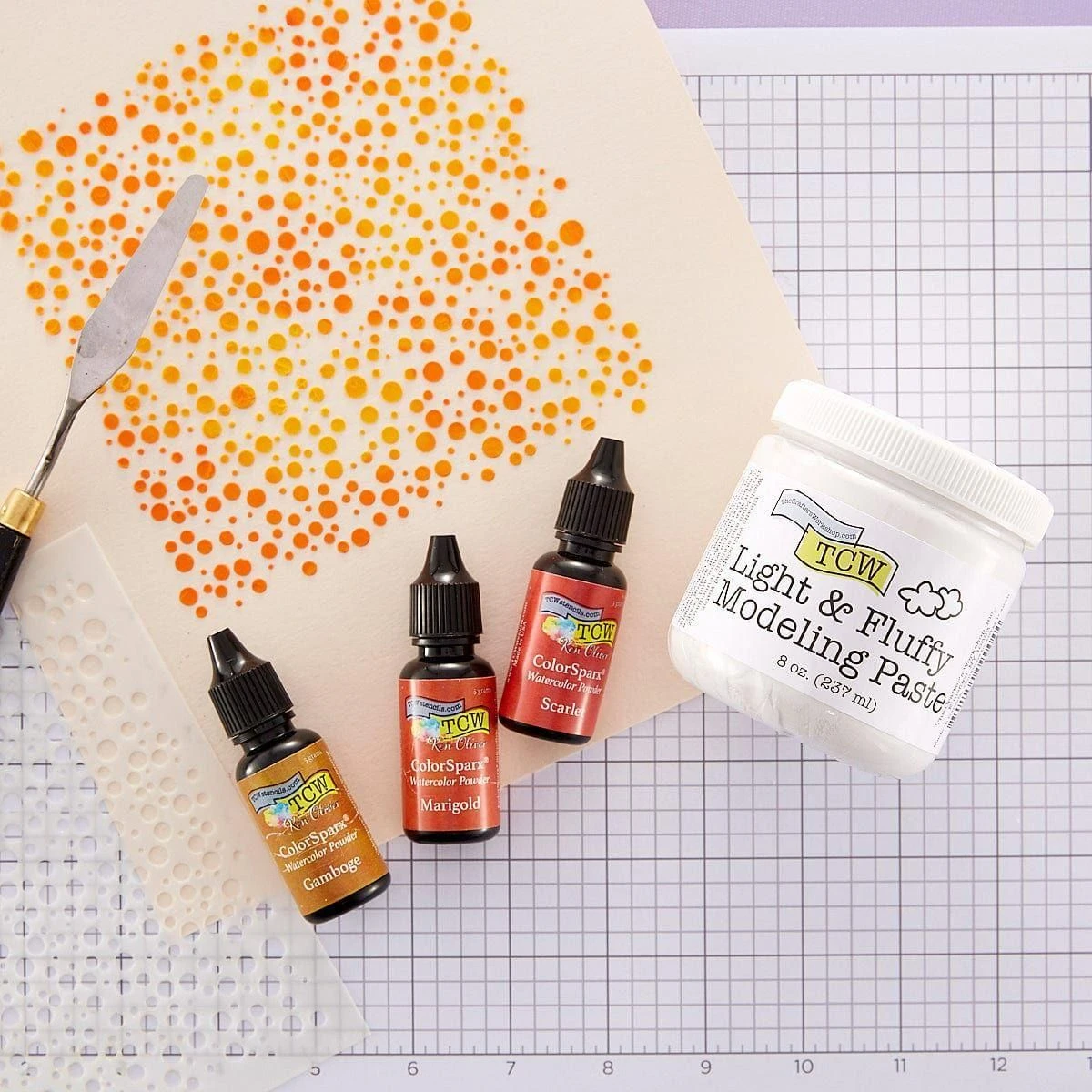 The Crafters Workshop - Light & Fluffy Modeling Paste, 8 Oz. 6 The Crafters Workshop - Light & Fluffy Modeling Paste, 8 Oz. - Image 6