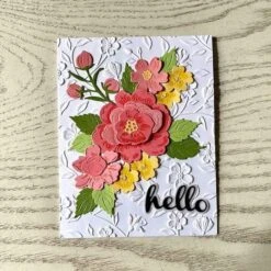 Flowers & Foliage 3D Embossing Folder From The From The Garden Collection By Wendy Vecchi 20 Flowers & Foliage 3D Embossing Folder From The From The Garden Collection By Wendy Vecchi -Woodland Scenics Shop Lin Brandyberry Jan24 S4 1328 and E3D 074