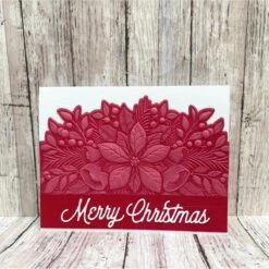 Spellbinders Exclusive: Poinsettia Bells & Border 3D Emboss & Cut Folder 12 Spellbinders Exclusive: Poinsettia Bells & Border 3D Emboss & Cut Folder -Woodland Scenics Shop Lin Brandyberry Oct23 SpellbindersPaperArts.comExclusives2