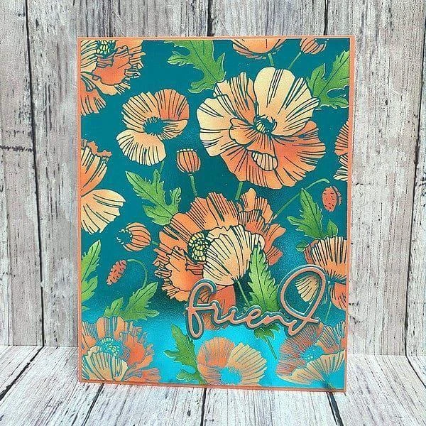 Poppy Background Press Plate From The Yana's Poppies Collection By Yana Smakula 7 Poppy Background Press Plate From The Yana's Poppies Collection By Yana Smakula - Image 7