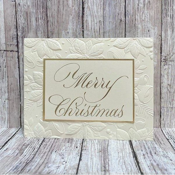 Copperplate Merry Christmas Press Plate From The Copperplate Holiday Sentiments Collection By Paul Antonio 4 Copperplate Merry Christmas Press Plate From The Copperplate Holiday Sentiments Collection By Paul Antonio - Image 4