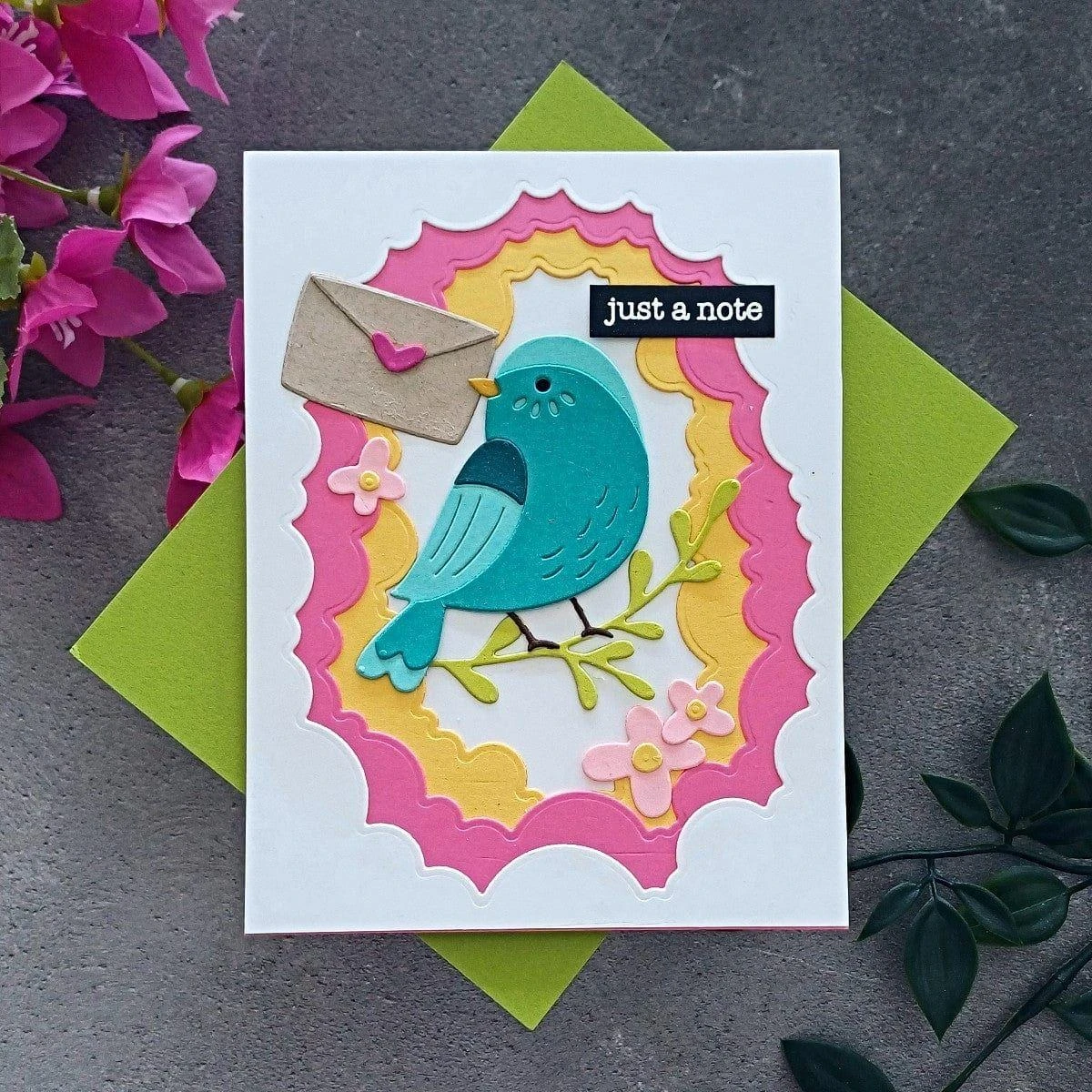 Love Note Bird Etched Dies From The Out And About Collection 2 Love Note Bird Etched Dies From The Out And About Collection - Image 2