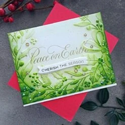 Exclusive Copperplate Peace On Earth Press Plate From The Copperplate Holiday Sentiments Collection By Paul Antonio -Woodland Scenics Shop LisaTilson07 24CopperplateHolidaySentiments8