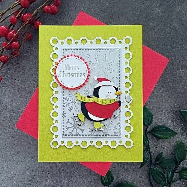 Festive Circle Sentiments Press Plates & Die Set From The Essential Holiday Collection By Lisa Horton 5 Festive Circle Sentiments Press Plates & Die Set From The Essential Holiday Collection By Lisa Horton - Image 5