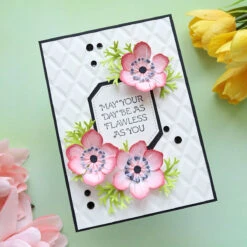 Anemone Etched Dies From The Summer Solstice Garden Collection By Susan Tierney-Cockburn -Woodland Scenics Shop Lorena Wakefield S2 440 MAY2025