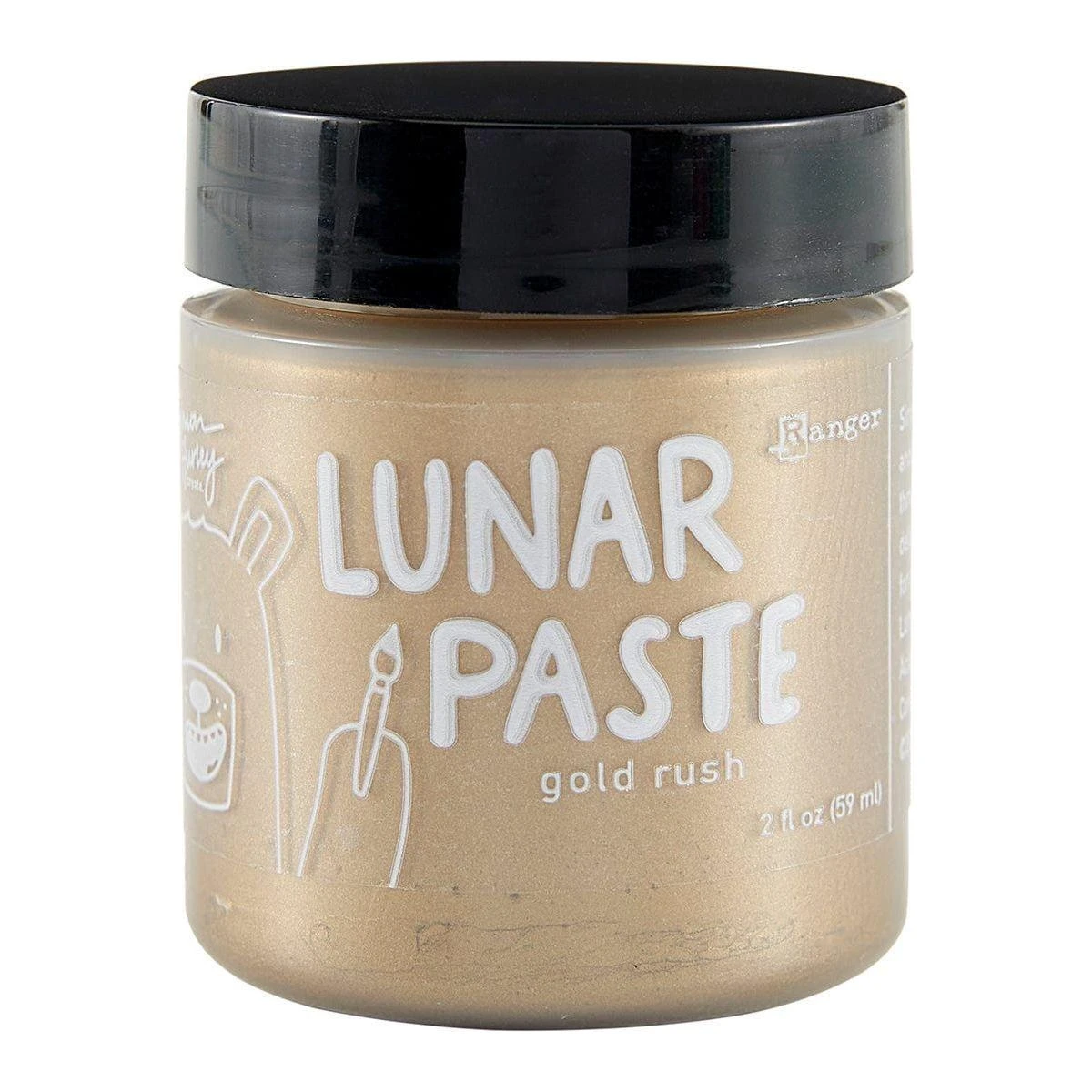 Ranger Lunar Paste Gold Rush By Simon Hurley Create. 2 Fl. Oz. Jar 1 Ranger Lunar Paste Gold Rush By Simon Hurley Create. 2 Fl. Oz. Jar