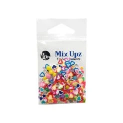 Buttons Galore & More Heartbeat Mix Upz Embellishments -Woodland Scenics Shop MXZ108 FOP