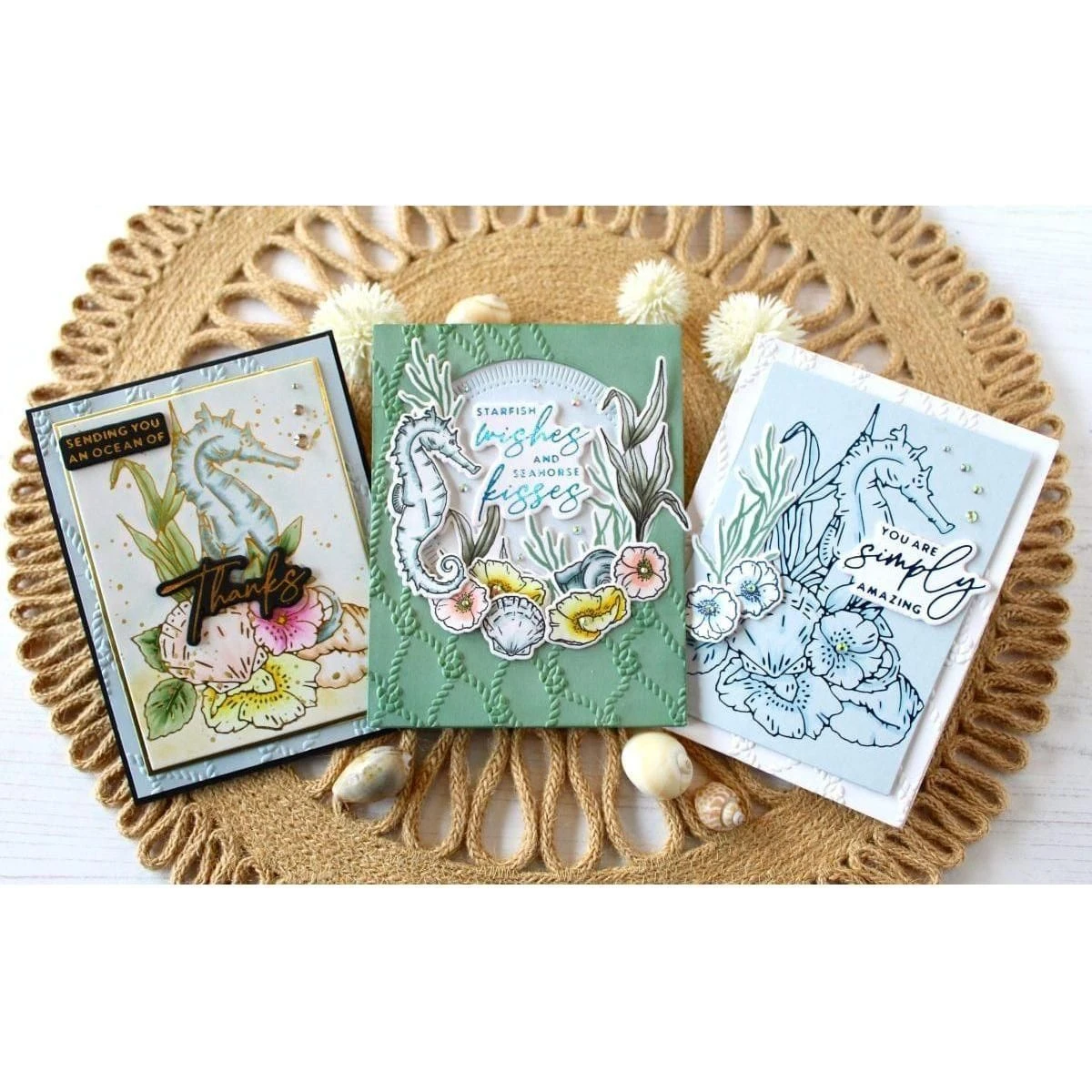 Cast Away 3D Embossing Folder From The Seahorse Kisses Collection By Dawn Woleslagle 11 Cast Away 3D Embossing Folder From The Seahorse Kisses Collection By Dawn Woleslagle - Image 11