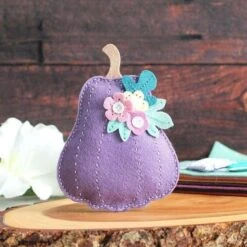 Felt Pumpkin Lane House Etched Dies From The Felt Stitch & Create Collection By Nichol Spohr -Woodland Scenics Shop Michelle Short 2024 S7 261